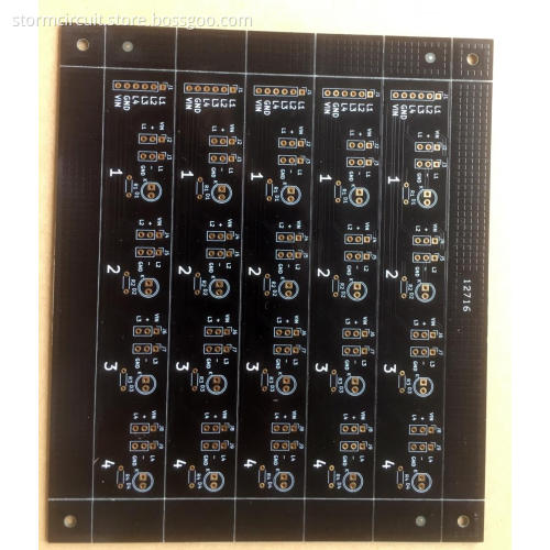 2 layer 1.6mm 1OZ black Solder ENIG PCB